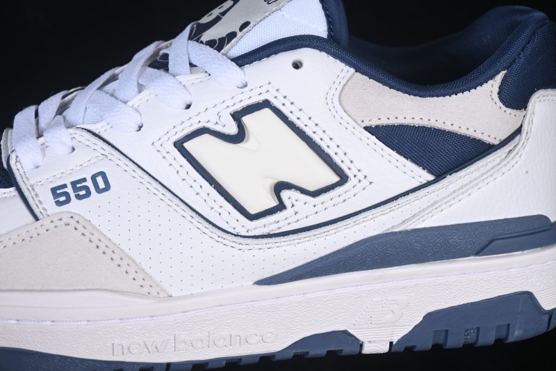 New Balance BB550 Series Leather Neutral Casual Running Shoes - BB550STG