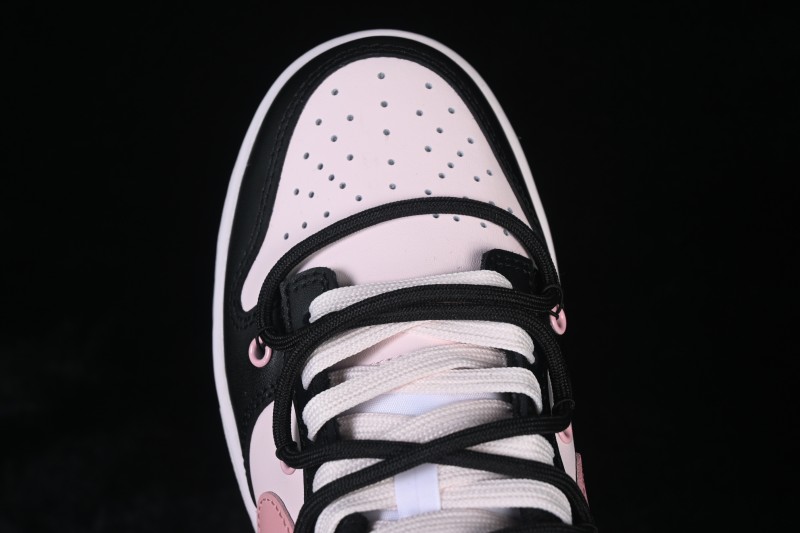 Nike SB Dunk Low Raspberry Black Pink Deconstructed Strap Casual Skateboarding Shoes - BP1120-059
