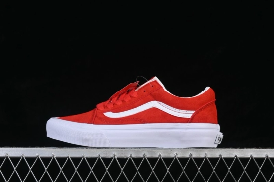 Vans Old Skool Frayed Low-Top Skateboarding Shoes - VN000D9VCJE
