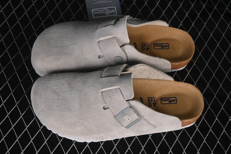 Birkenstock Soft Cushion Sandals with Leather Uppers and Cozy Wool Lining - G.D4