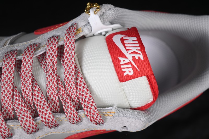 Nike Air Force 1 '07 Low Casual Sneakers with Red and Gold Chinese New Year Design - HT5088-629