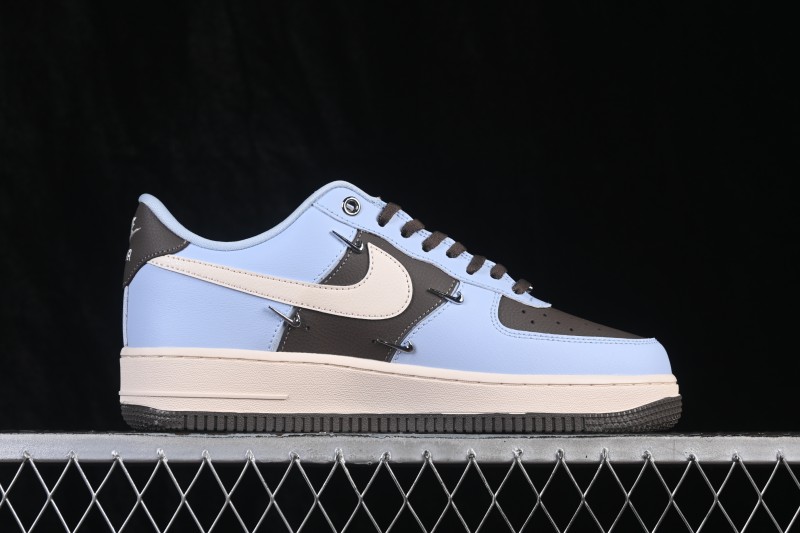 Nike Air Force 1 '07 Low Basketball Shoes with Classic Leather Upper and Air-Sole Unit - IV4089-011