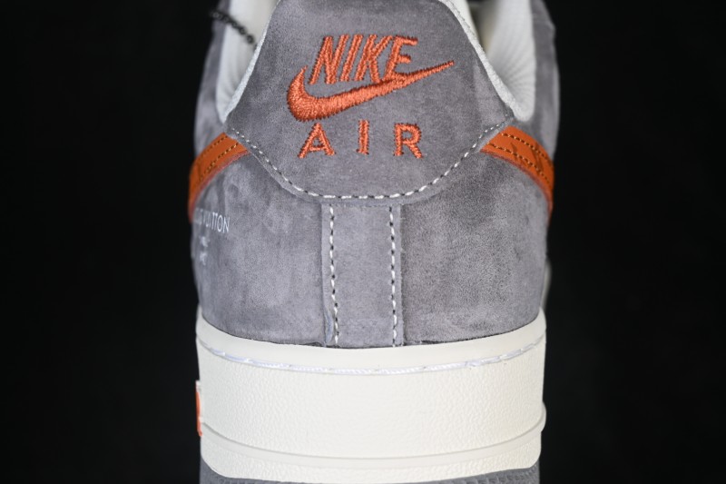 Nike Air Force 1 '07 Low Basketball Sneakers with Full-Length Air Cushion and Custom Box - DC9486-109