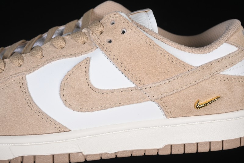 Nike SB Dunk Low Year of the Horse White Wheat Yellow Low-Top Skateboarding Shoes - IO4244-101