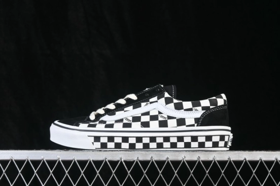 Vans Style 36 Checkerboard Skateboarding Shoes with Anti-Slip Vulcanized Sole - VN0A3DZ3C2Y