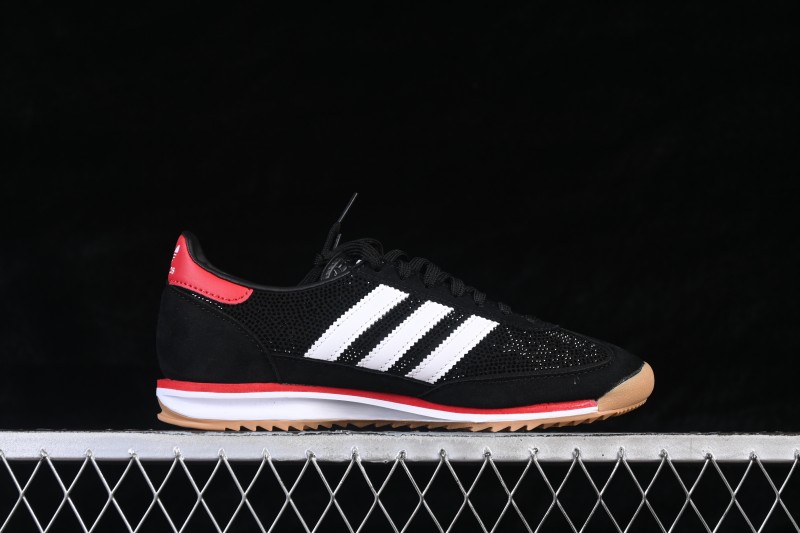 Adidas Originals SL 72 Retro Running Shoes with Classic Suede Overlays - IH9204