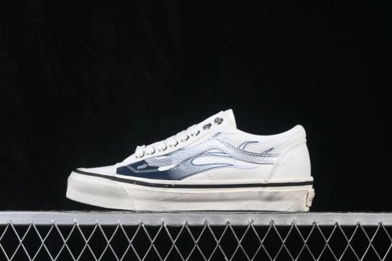 Vans Old Skool Flame Series Low-Top Casual Skateboarding Shoes - VN000D9RCCZ1