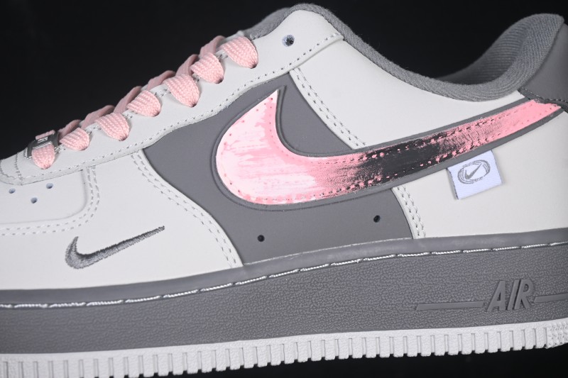 Nike Air Force 1 '07 Low Casual Skateboarding Shoes with Full-Length Air Cushion - DB3301-034