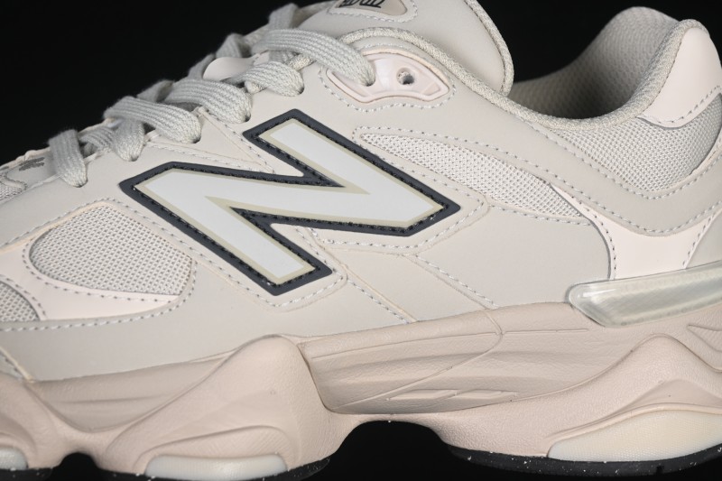 New Balance 9060 Retro Running Shoes with ABZORB Cushioning and Suede Overlays - U906078T