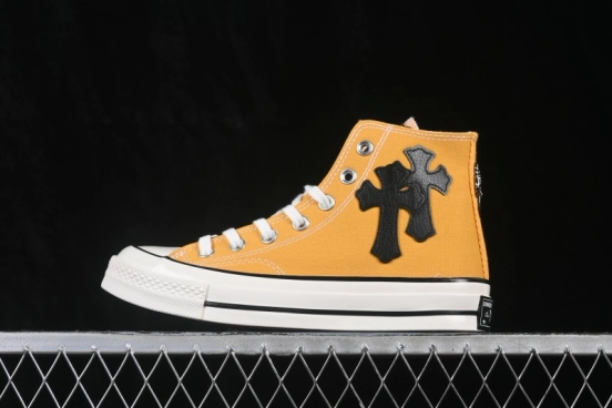 Converse Chuck 1970s Chrome Hearts High-Top Casual Skate Shoes - 162054C