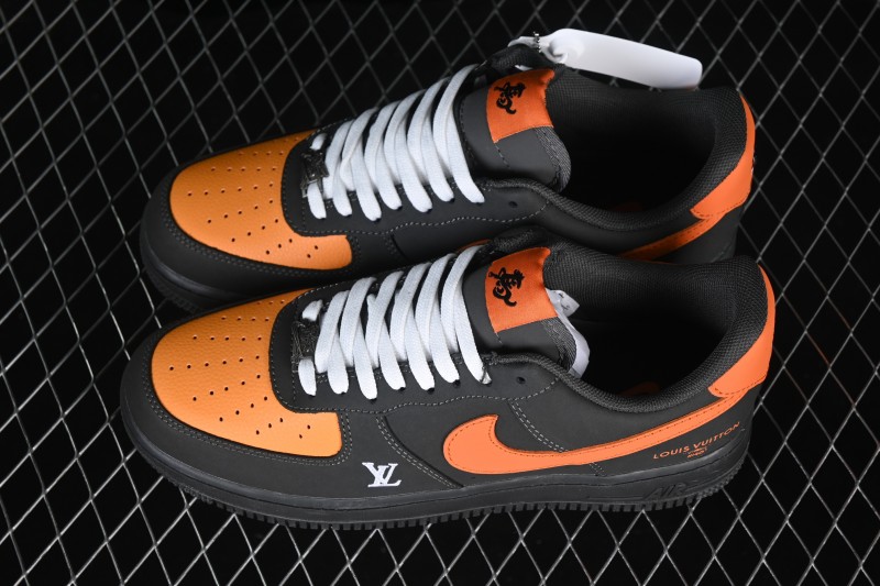 Nike Air Force 1 '07 Low Chinese New Year Edition Carbon Ash and Sunset Orange Casual Sneakers - XY9025-004