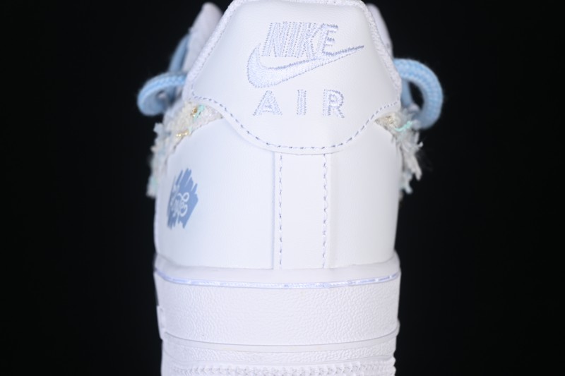 Nike Air Force 1 '07 Low Woven Blue Pastel Casual Skateboarding Shoes - DC9999-223