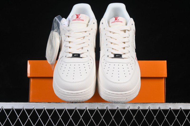 Nike Air Force 1 '07 Low Basketball Shoes with Premium Leather Upper - MM3399-801
