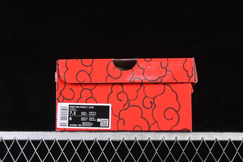 Nike Air Force 1 '07 Low Year of the Horse Special Edition with Rock Grey and Orange Accents - FV3694-105