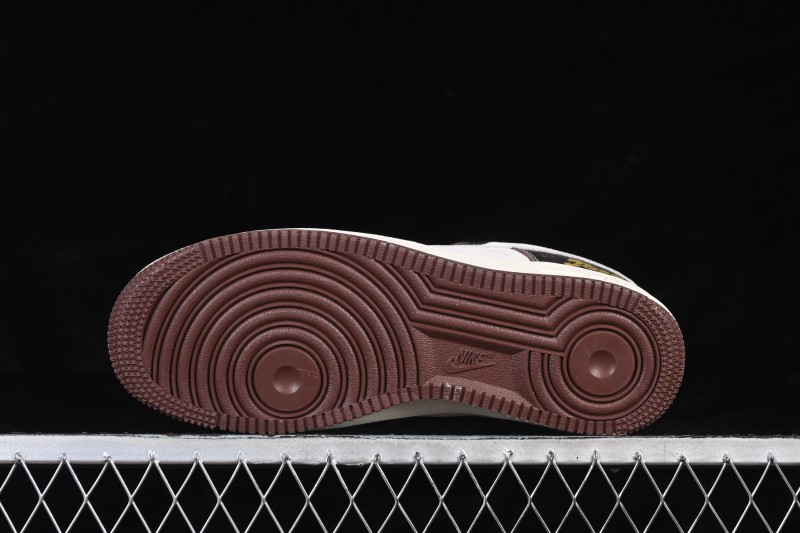Nike Air Force 1 '07 Low Chinese New Year Lucky Edition White Brown Casual Sneakers - KD1688-005