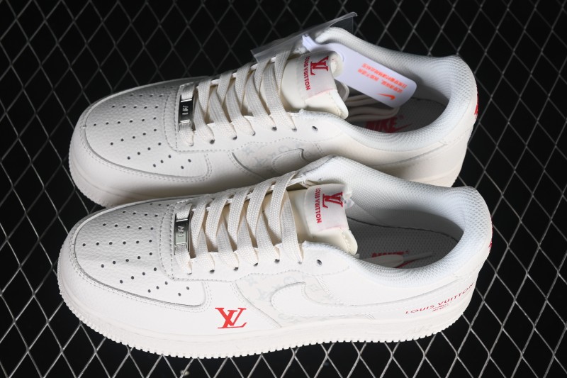 Nike Air Force 1 '07 Low Basketball Shoes with Premium Leather Upper - MM3399-801