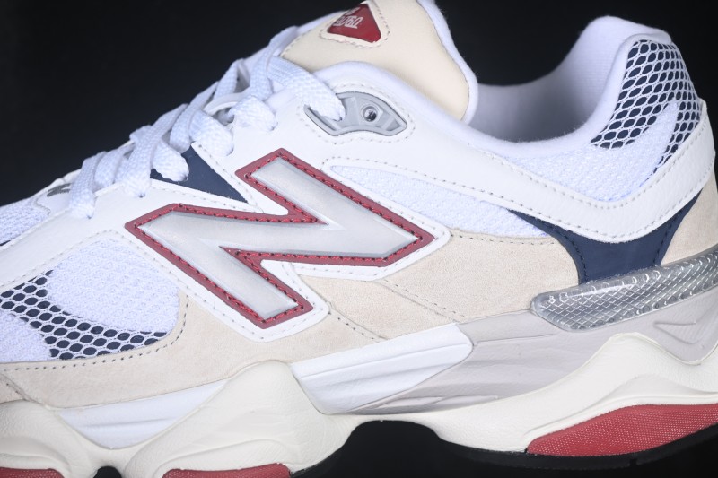 New Balance 9060 Retro Casual Running Shoes with Mesh and Suede Upper - U90603MT
