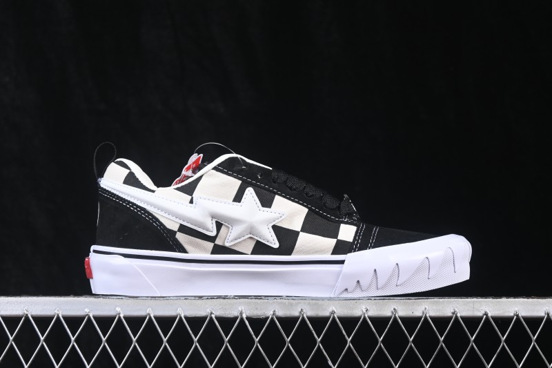 Bape x Vans Lx Knu Skool TB Collaboration Low-Top Skateboarding Shoes - VN000Z3929B