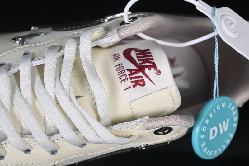 Nike Air Force 1 '07 Low Basketball Shoes with Classic Leather Upper and Air-Sole Cushioning - IQ9802-022