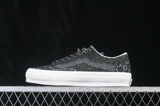 Vans Old Skool 36 Knit High-End Casual Skateboarding Shoes with Breathable Knit Upper - VN000EFKEMU
