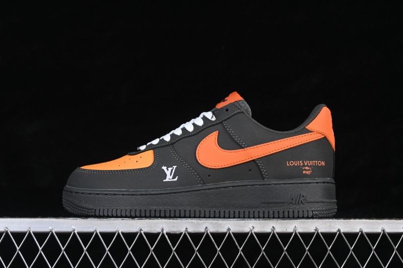 Nike Air Force 1 '07 Low Chinese New Year Edition Carbon Ash and Sunset Orange Casual Sneakers - XY9025-004