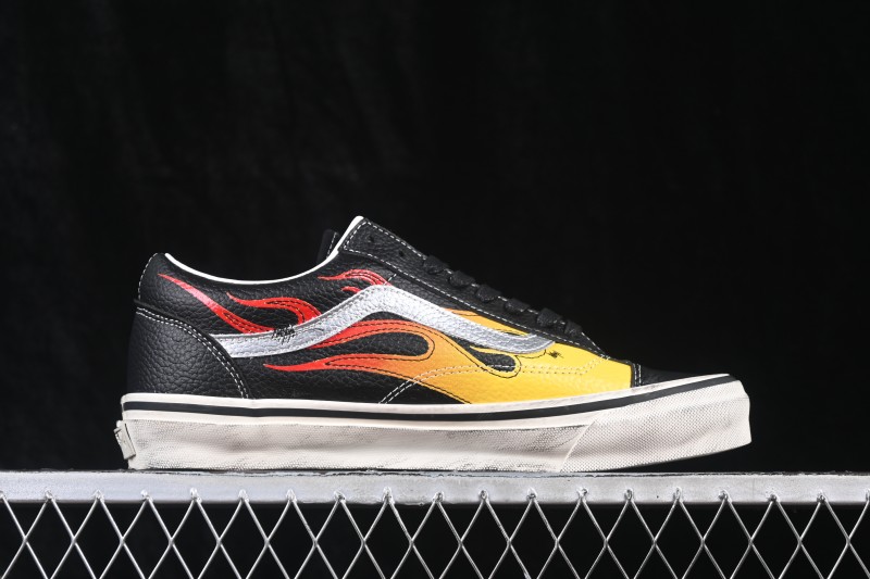 Vans Old Skool Flame Series Low-Top Casual Skateboarding Shoes - VN000D9RCJK