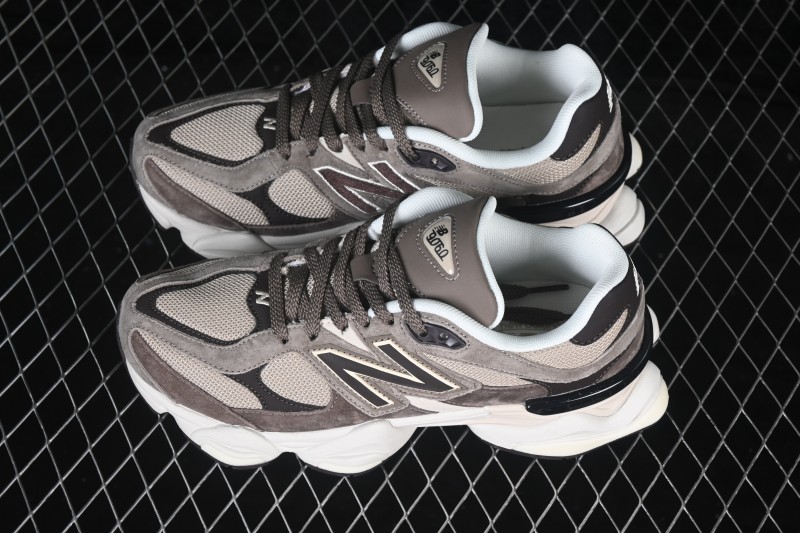 New Balance NB9060 Retro Running Shoes with ABZORB Cushioning and Suede Overlays - U90602JK