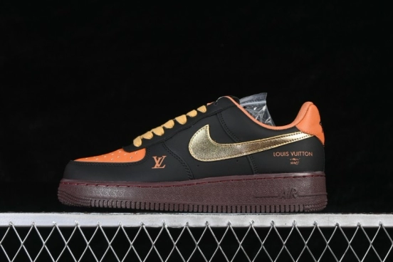 Nike Air Force 1 '07 Low Year of the Horse Limited Edition Black and Gold Casual Sneakers - FV3694-101