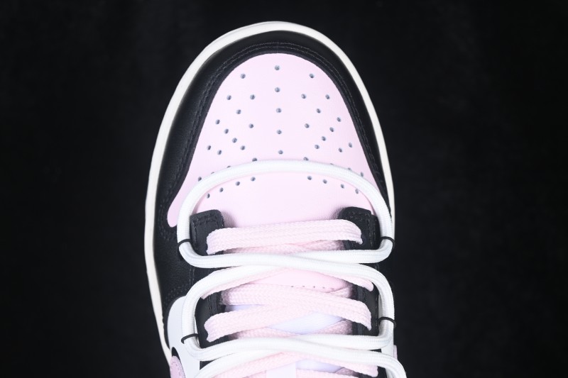 Nike SB Dunk Low Black Pink Strap Low-Top Skateboarding Shoes - CW1590-100