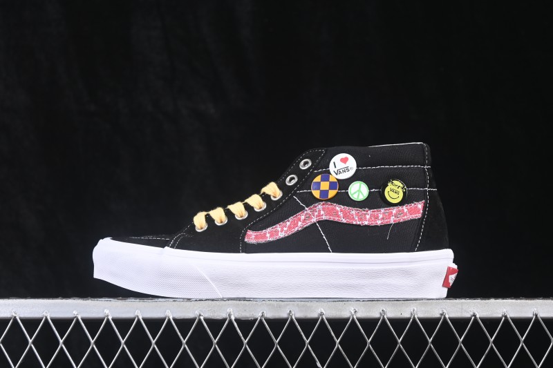 Vans Sk8-Mid Casual Skateboarding Shoes with Classic Design - VN000EGY619