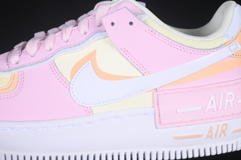 Nike Air Force 1 Shadow Lightweight Elevated Low-Top Casual Sneakers - DZ1847-600