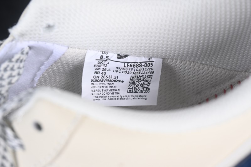Nike Air Force 1 '07 Low Collaboration Skateboarding Shoes with Full-Length Air Cushion - LF6688-005