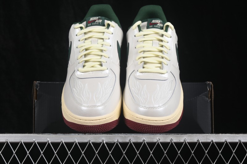 Nike Air Force 1 '07 Low Casual Skateboarding Shoes with Full-Length Air Cushion - IR5896-030