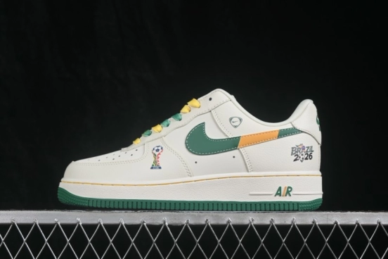 Nike Air Force 1 '07 Low World Cup Theme Basketball Shoes with Full-Length Air Cushion - DW8806-024