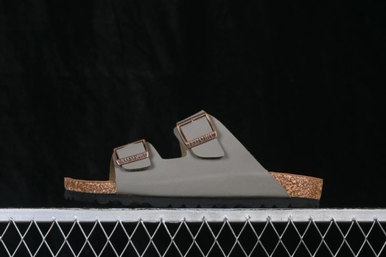 Birkenstock Arizona Soft Footbed Sandals with Shearling Lining and Cork-Latex Sole - 1010503