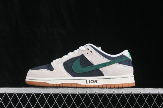 Nike SB Dunk Low Suede Grey Gum Skateboarding Shoes - HF3704-001