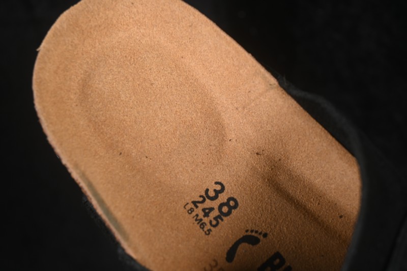 Birkenstock Sheepskin Lined Shearling Sandals with Cork-Latex Footbed - 1015573
