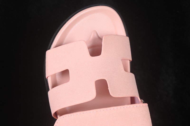 Hermes Chypre Flat Slide Sandals with Toe Loop - AJE5
