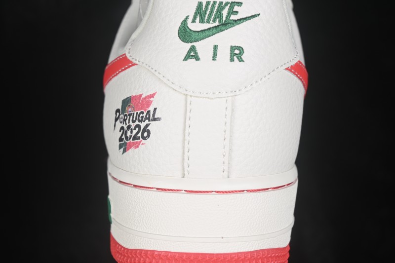 Nike Air Force 1 '07 Low Football Theme Casual Sneakers with Full-Length Air Cushion - DW8806-025