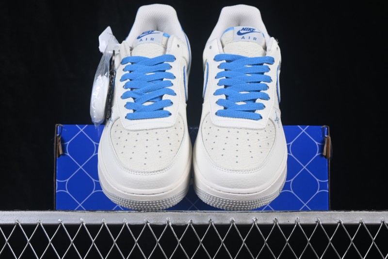 Nike Air Force 1 '07 Low Collaborative Casual Skateboarding Shoes with Full-Length Air Cushion - FJ4146-103