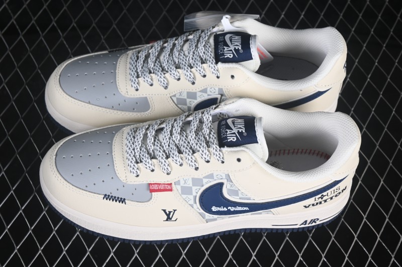 Nike Air Force 1 '07 Low Collaboration Skateboarding Shoes with Full-Length Air Cushion - LF6688-005