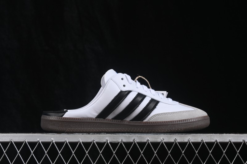 Adidas Samba OG Casual Half-Slip-On Shoes with Retro Design - LB3814