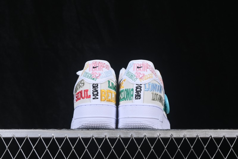 Nike Air Force 1 '07 Low Basketball Shoes with Full-Length Air Cushion - II1549-100