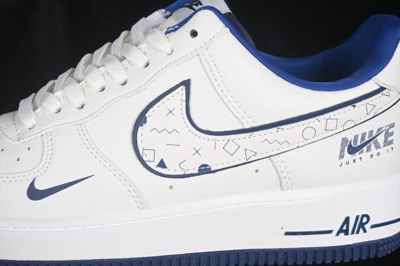 Nike Air Force 1 '07 Low Collaboration Casual Skateboarding Shoes with Full-Length Air Cushion - WY0655-112