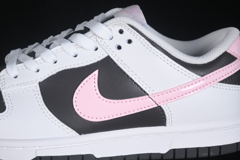 Nike SB Dunk Low White Black Pink Low-Top Casual Skate Shoes - IB8510-100