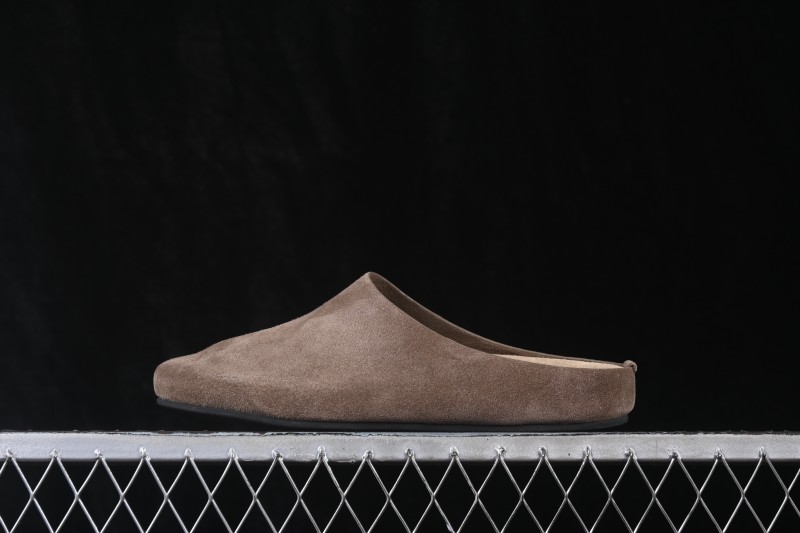 The Row Hudson Round Toe Half-Head Casual Mule Slippers - ALP