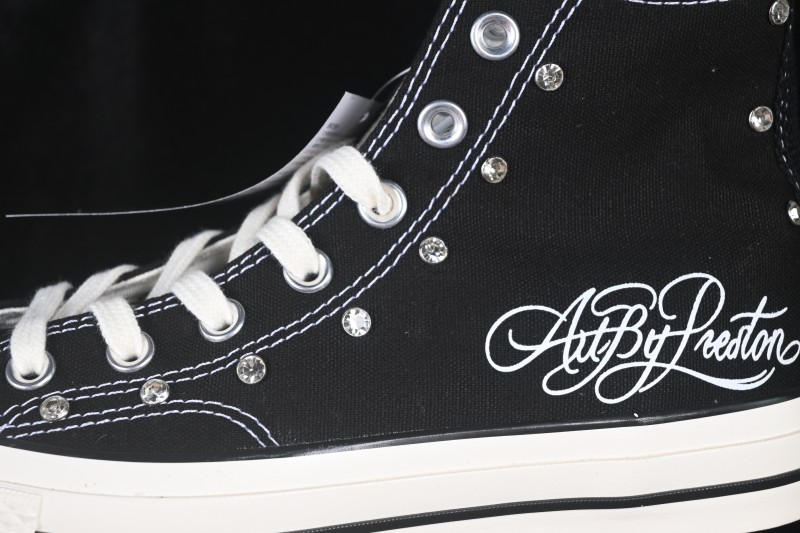 Converse ArtByPreston x Chuck 70s High Top Canvas Shoes Artist Signature - 162050C