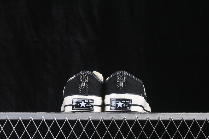 Converse Chuck 70s Chrome Hearts Collaboration Low Top Canvas Shoes - 162058C