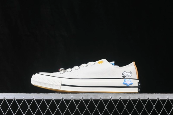 Converse Matsui Chuck 70 Low-Top Canvas Sneakers Simple Fresh Lace-Up Round Toe - A21362C