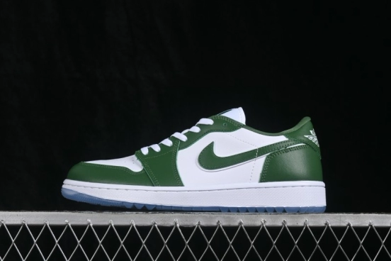 Air Jordan 1 Low AJ1 Olive Green White Low-Top Retro Cultural Basketball Shoes - DD9315-300